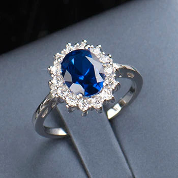 Anillo de plata de ley 925 maciza auténtica de 2,0 quilates, regalo de moda para mujer, joyería de circonita 5A, anillos de compromiso de boda de plata de marca.