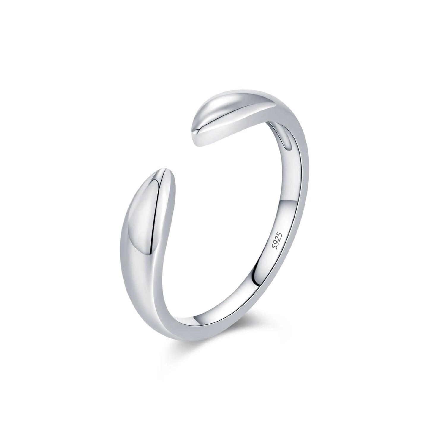 Anillos de diseño original MODIAN de plata de ley 925, anillos geométricos ajustables a la moda para mujer, joyería fina apilable.