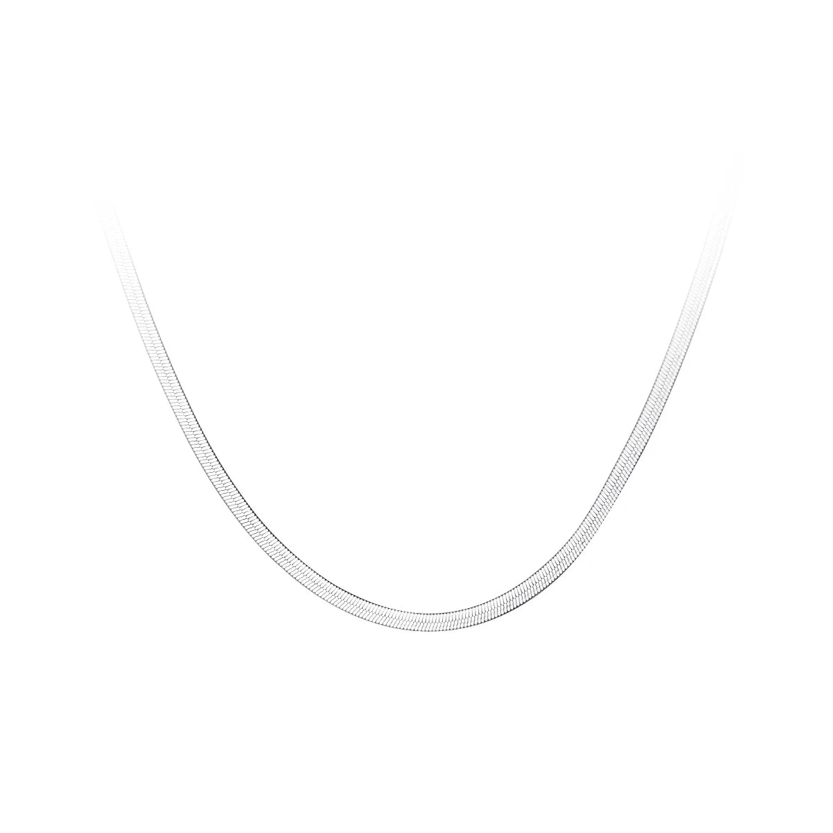 Collares de serpiente sencillos de Modian, gran oferta, de moda, clásicos, para niñas, de plata de ley 925, gargantilla, cadena para mujeres, joyería fina de plata, regalo.