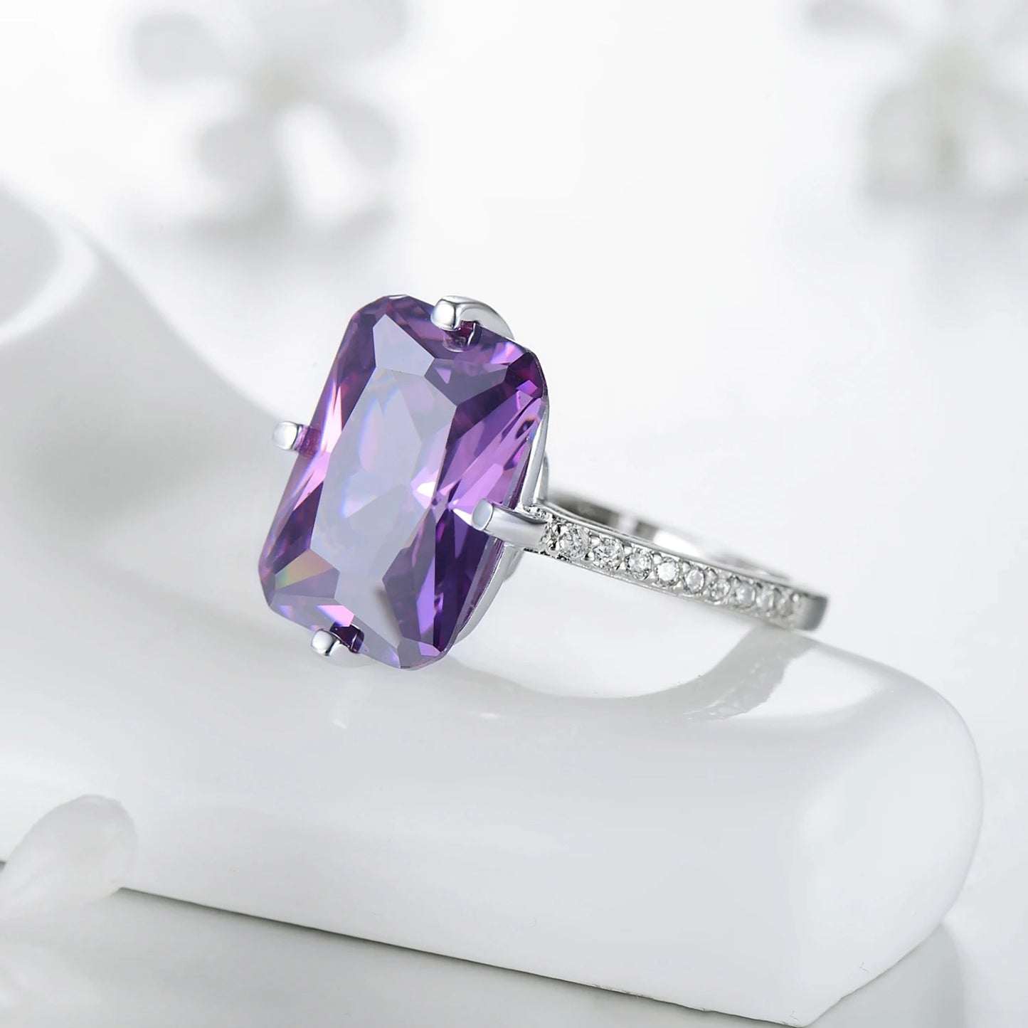 Anillos de lujo de plata de ley 925 de Modian Instagram, nuevos y clásicos, para mujer, joyería de aniversario y compromiso, anillo de plata.