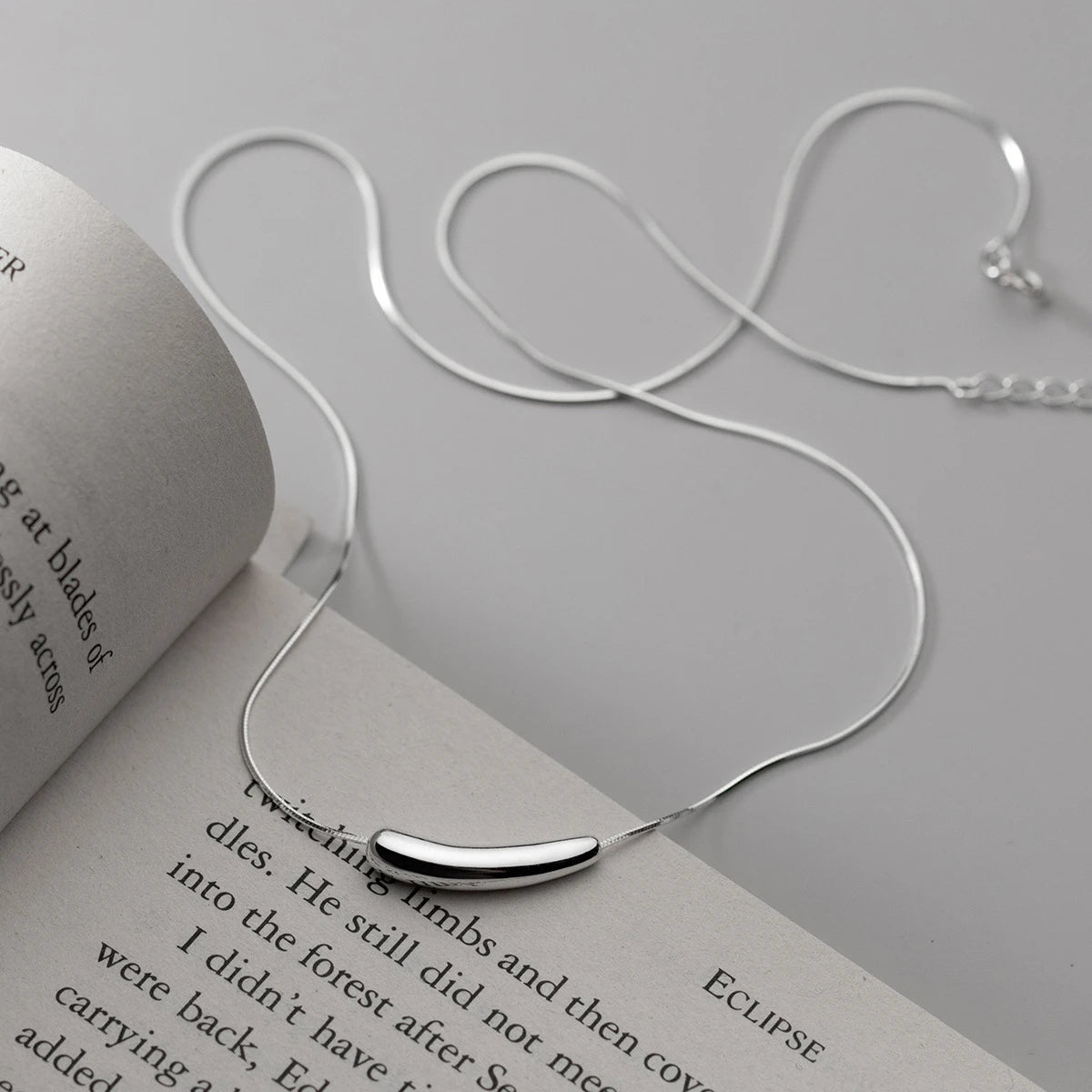 Modian Brands Classic Sliver Beads Fashion Pendant Necklace for Women 925 Sterling Silver Link Snake Chain Fine Jewelry Bijoux