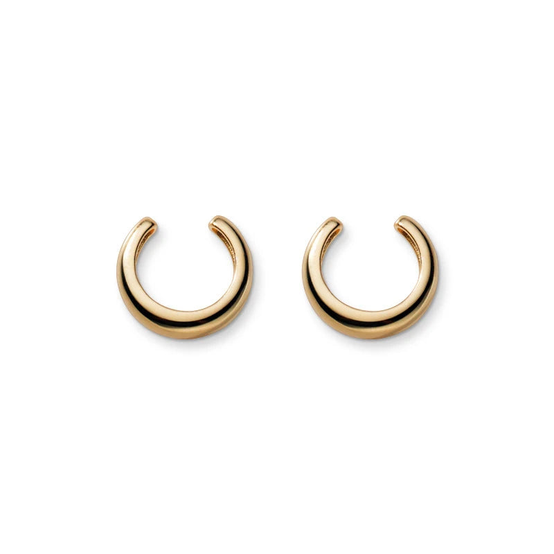 Pendientes de clip de plata de ley 925 con forma de C gruesa y minimalista de Modian Fashion para mujer, joyería fina, sin perforaciones.