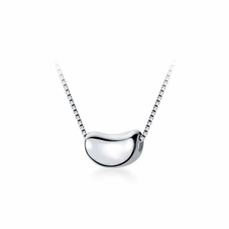 Collar de cadena de eslabones MODIAN para mujer, de plata de ley 925, con colgante sencillo, joyería fina, regalo para niña