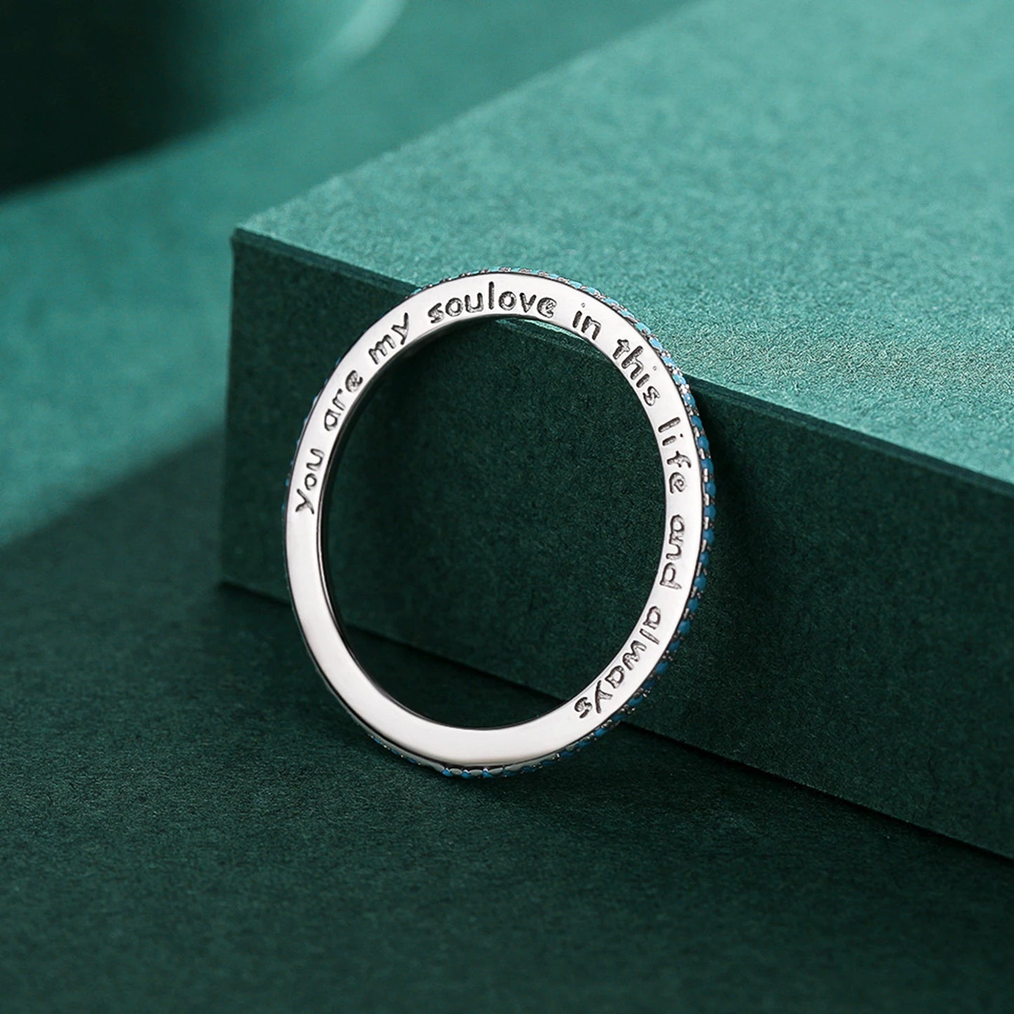 Anillos Modian auténticos de plata de ley 925 con letras grabadas, románticos y apilables para mujer, joyería fina de plata, regalos.