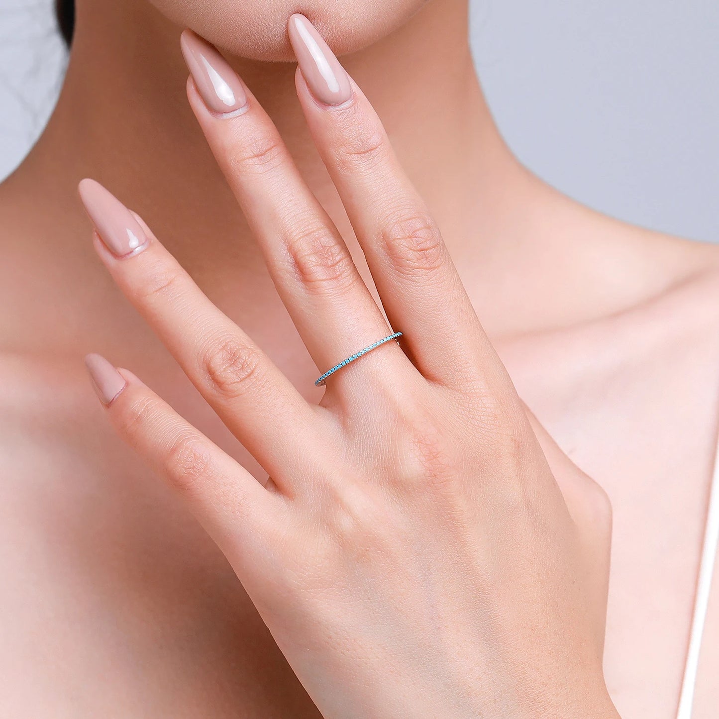 Anillos Modian auténticos de plata de ley 925 con letras grabadas, románticos y apilables para mujer, joyería fina de plata, regalos.