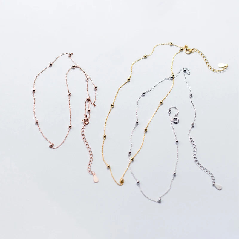 Collar Modian de plata de ley 925 con colgante en color rosa y dorado para mujer, joyería fina de moda.